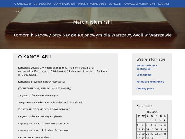 Marcin Niemirski Komornik Sądowy